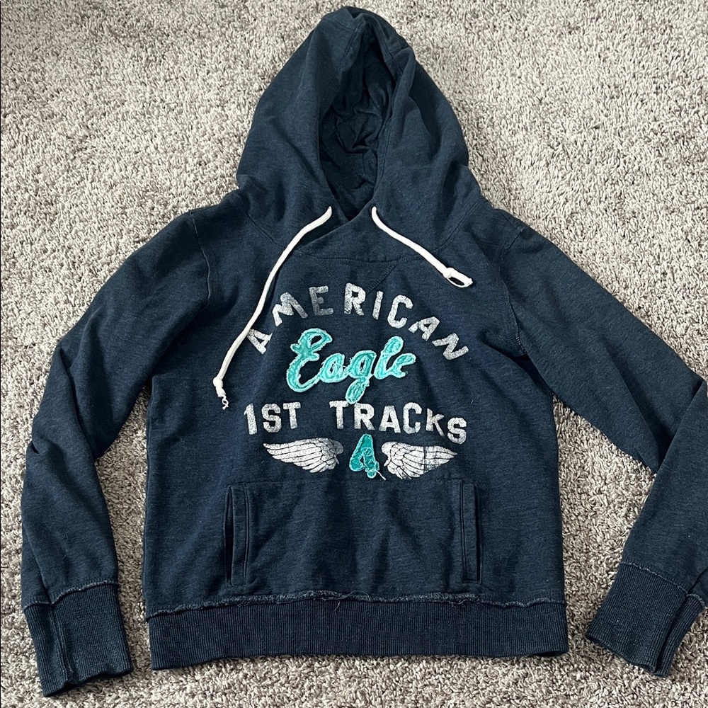 American Eagle 1st Tracks Hoodie Vintage